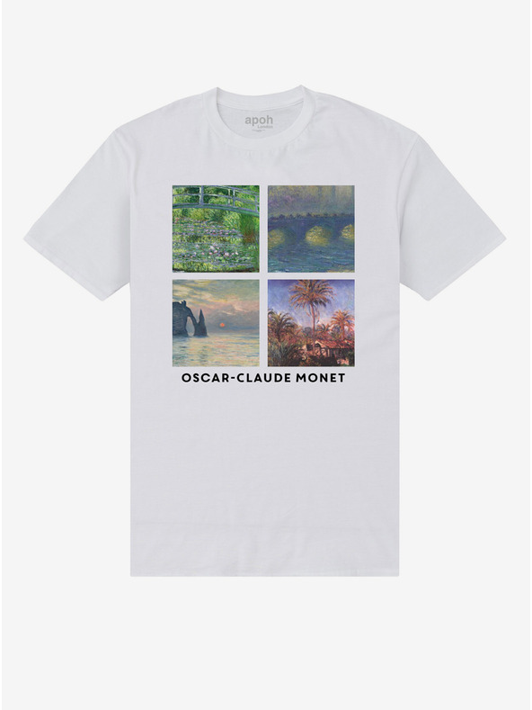 ZOOT.Fan Biele tričko apoh London APOH Oscar-Claude Monet