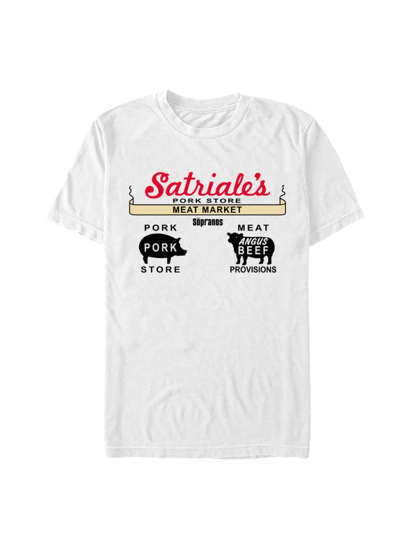 ZOOT.Fan Biele tričko HBO The Sopranos Satriales