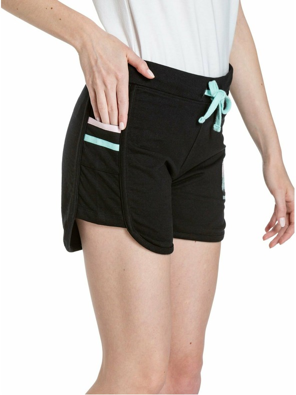 Meatfly Meatfly dámske teplákové kraťasy Nea Black | Čierna | Veľkosť