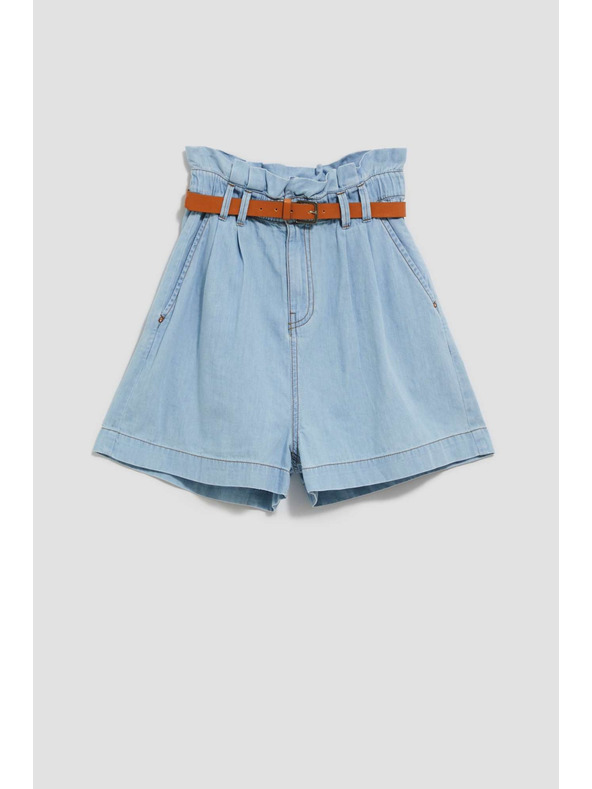 Moodo Svetlomodré dámske džínsové šortky Moodo