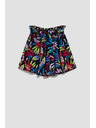 Moodo Dark blue women's patterned shorts Moodo