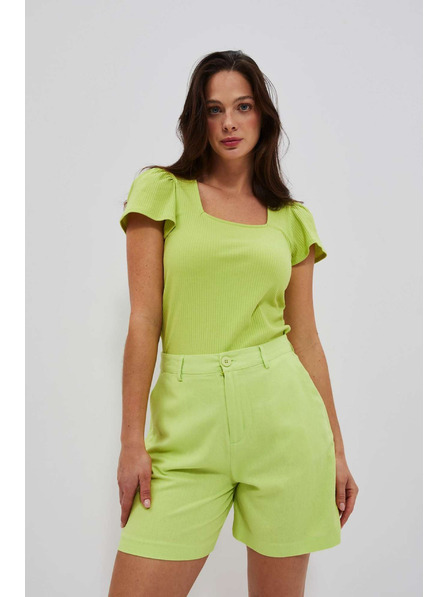 Moodo Light green women's shorts Moodo