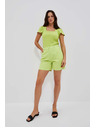 Moodo Light green women's shorts Moodo