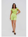 Moodo Light green women's shorts Moodo