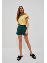 Moodo Dark green women's shorts Moodo