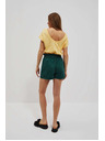 Moodo Dark green women's shorts Moodo