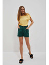 Moodo Dark green women's shorts Moodo