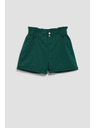 Moodo Dark green women's shorts Moodo