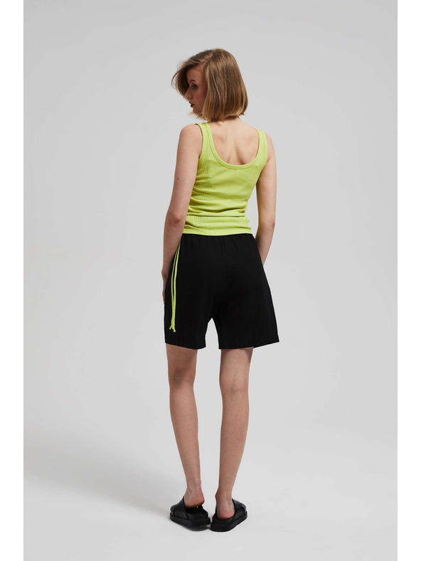 Moodo Čierne dámske šortky Moodo