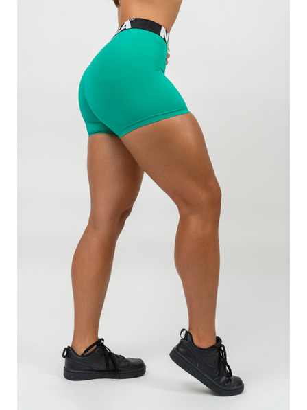 Nebbia Fitness šortky s vysokým pásom GLUTE PUMP 240 XS,zelená
