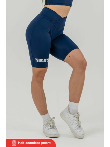 Nebbia Legínové šortky s vysokým pásom 9" SNATCHED 614 XS,dark blue