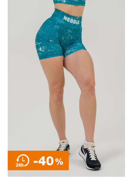 Nebbia Legínové šortky s vysokým pásom 5" HAMMIES 615 XS,green