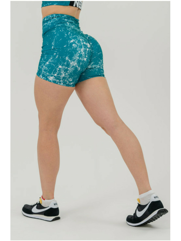 Nebbia Legínové šortky s vysokým pásom 5" HAMMIES 615 XS,green