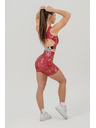 Nebbia Legínové šortky s vysokým pásom 5" HAMMIES 615 XS,red