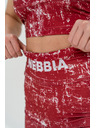 Nebbia Legínové šortky s vysokým pásom 5" HAMMIES 615 XS,red