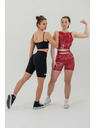 Nebbia Legínové šortky s vysokým pásom 5" HAMMIES 615 XS,red