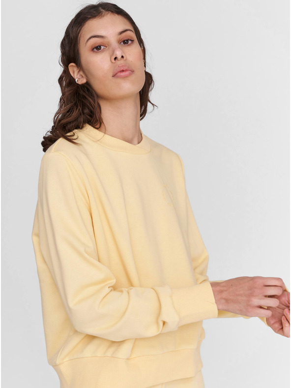 Noisy May Žltá základná mikina Noisy May Lupa