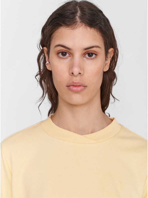 Noisy May Žltá základná mikina Noisy May Lupa