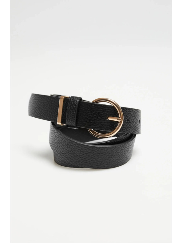 Moodo Čierny dámsky opasok Moodo