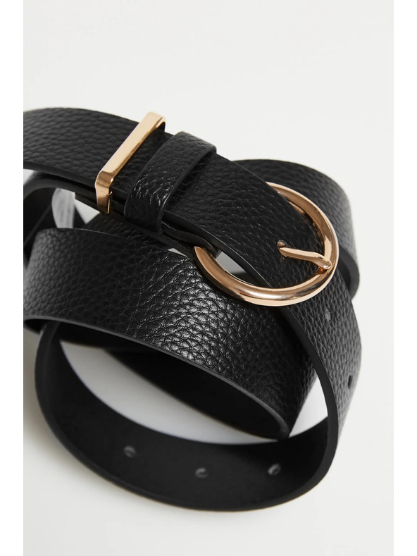 Moodo Čierny dámsky opasok Moodo