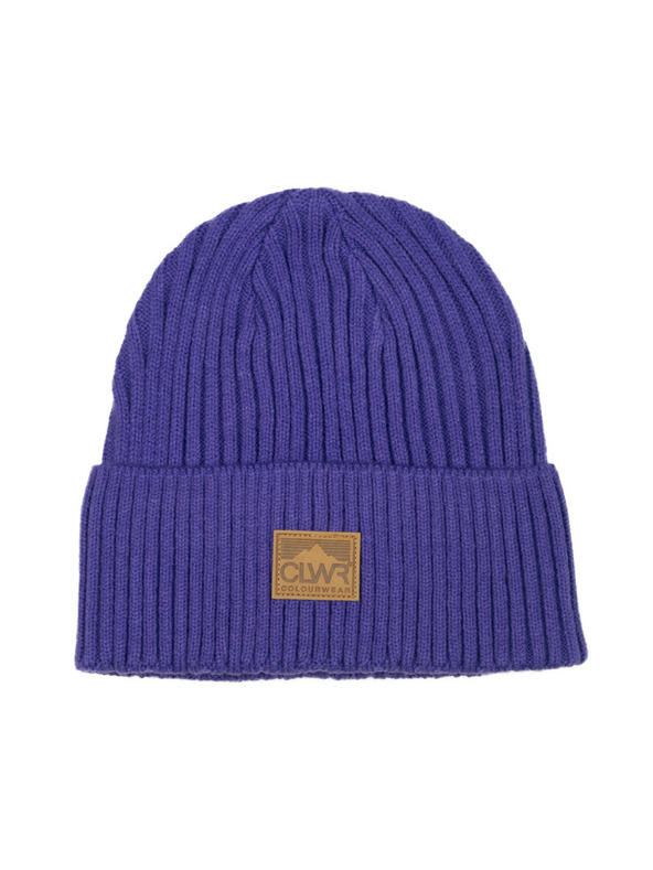 Tenson Unisex čiapka Colourwear Badge Beanie Purple