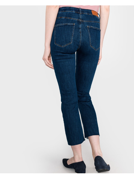 Vero Moda Modré dámske straight fit džínsy Vero Moda Sheila