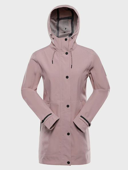 ALPINE PRO Dámsky kabát s membránou ptx ALPINE PRO SETIJA pale mauve