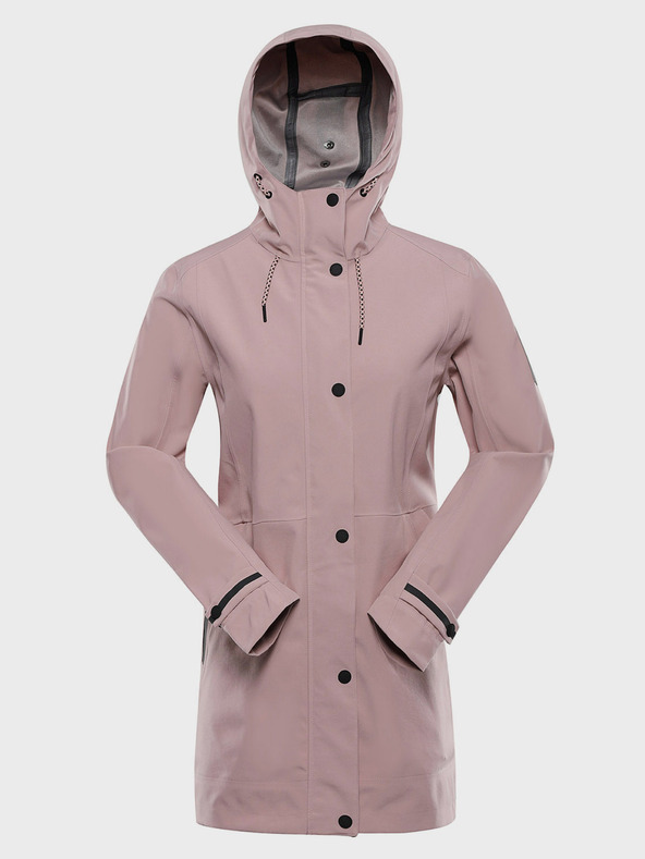 ALPINE PRO Dámsky kabát s membránou ptx ALPINE PRO SETIJA pale mauve