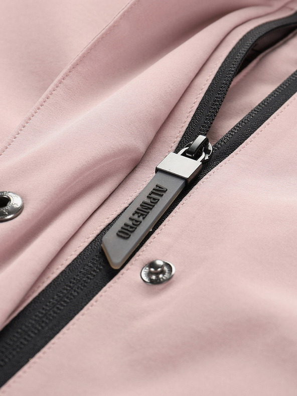 ALPINE PRO Dámsky kabát s membránou ptx ALPINE PRO SETIJA pale mauve