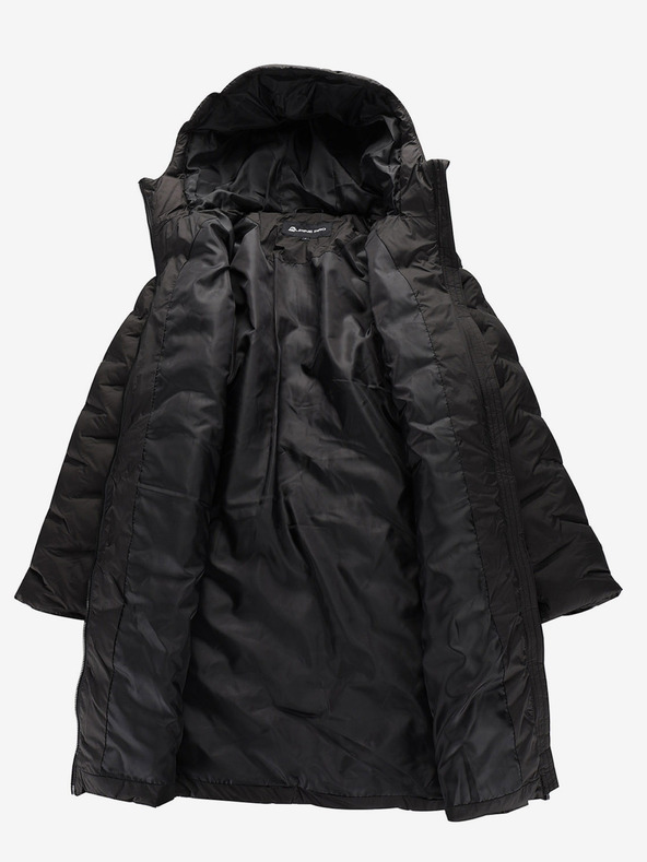 ALPINE PRO Dámsky kabát s WR impregnáciou ALPINE PRO AWEDA čierna