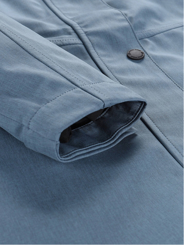 ALPINE PRO Modrý dámsky nepremokavý kabát s membránou ptx Alpine Pro PERFETA