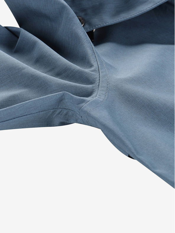 ALPINE PRO Modrý dámsky nepremokavý kabát s membránou ptx Alpine Pro PERFETA