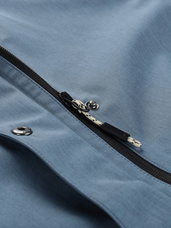 ALPINE PRO Modrý dámsky nepremokavý kabát s membránou ptx Alpine Pro PERFETA