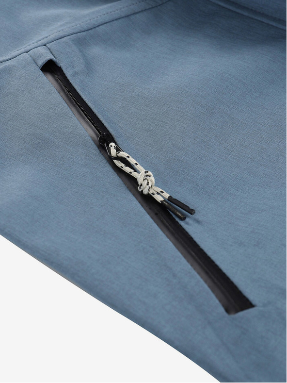 ALPINE PRO Modrý dámsky nepremokavý kabát s membránou ptx Alpine Pro PERFETA