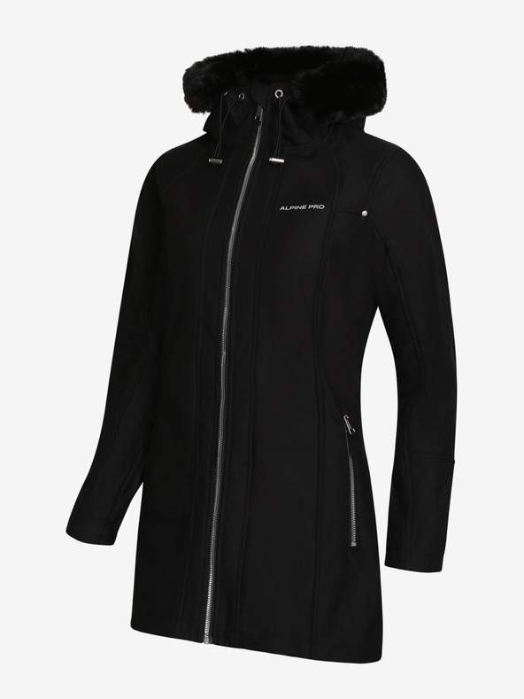 ALPINE PRO Dámsky kabát ALPINE PRO LAKEMA black