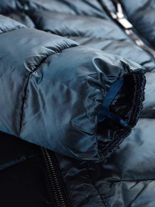 ALPINE PRO Dlhý dámsky ultľahký kabát ALPINE PRO OREFA modrá