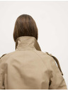 Marks & Spencer Funkčná bunda vo štýle Trucker z čistej bavlny Marks & Spencer smotanová