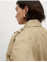 Marks & Spencer Funkčná bunda vo štýle Trucker z čistej bavlny Marks & Spencer smotanová