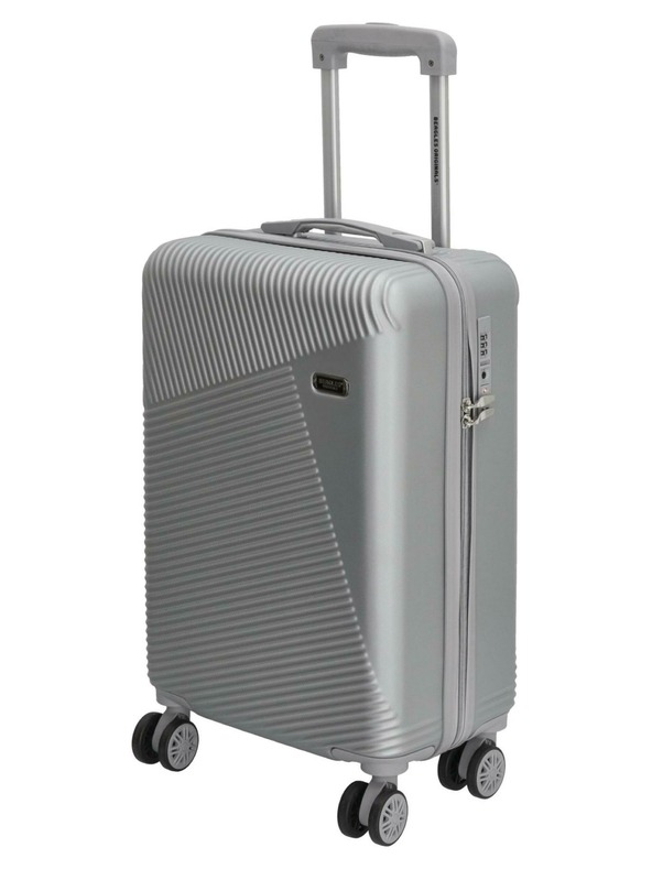 Beagles Beagles Originals Cestovný kufor strieborný