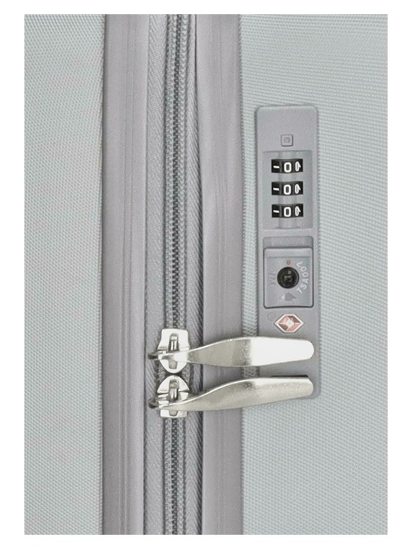 Beagles Beagles Originals Cestovný kufor strieborný