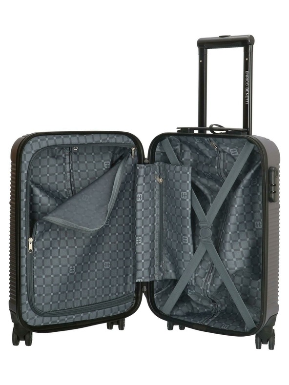 Enrico Benetti Cestovný kufor Enrico Benetti Louisville S Sivá