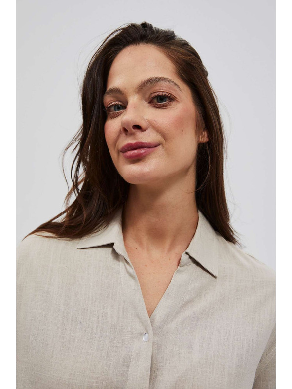 Moodo Dámska béžová košeľa Moodo