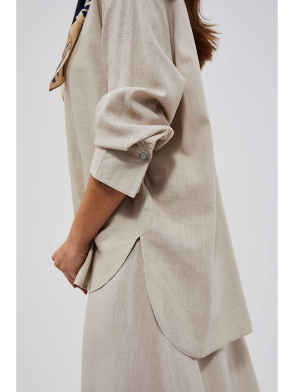 Moodo Dámska béžová košeľa Moodo