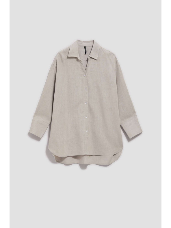 Moodo Dámska béžová košeľa Moodo