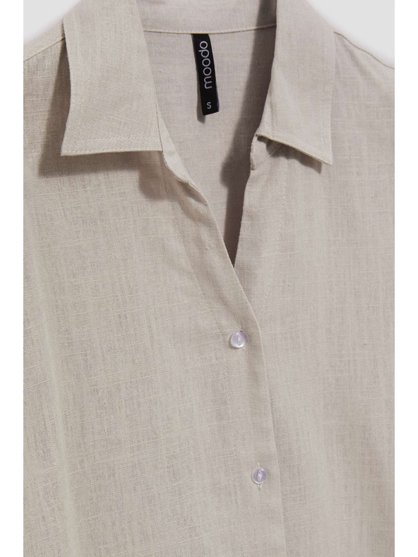 Moodo Dámska béžová košeľa Moodo