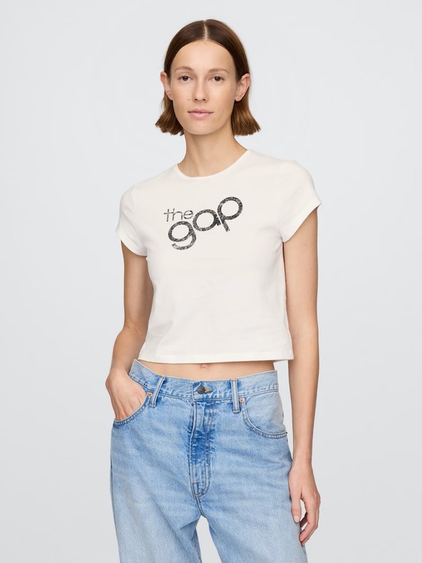 GAP Crop tričko s logom GAP