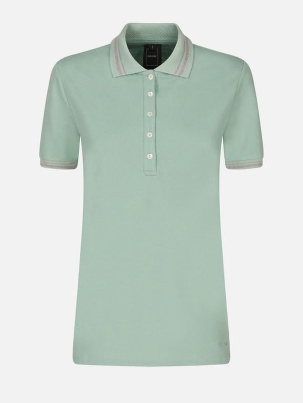 Geox Tyrkysové dámske polotričko Geox Polo