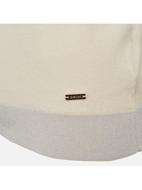 Geox Krémové dámske tričko Geox
