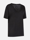 Geox Čierne dámske tričko Geox T-Shirt