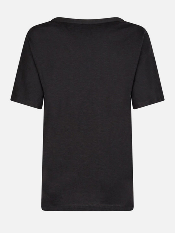 Geox Čierne dámske tričko Geox T-Shirt